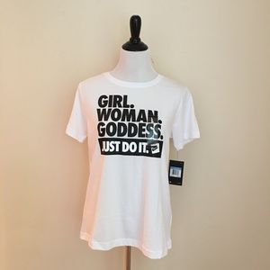 girl woman goddess nike shirt